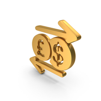 Currency Dollar Exchange With Pound Icon PNG & PSD Images