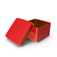 Open Tin Red PNG & PSD Images