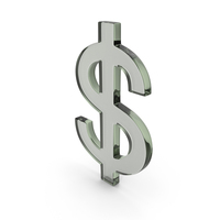 Glass Dollar Symbol PNG & PSD Images