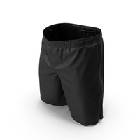 Black Polyester Shorts PNG & PSD Images