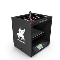 3D Printer Flying Bear PNG & PSD Images