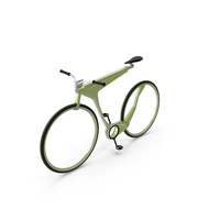 Futuristic Electric Bike Green PNG & PSD Images