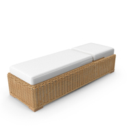 Poolside Reclining Lounge Chaise PNG & PSD Images