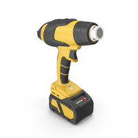 Yellow Heat Gun Cordless PNG & PSD Images