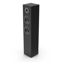 Black Stereo Speaker PNG & PSD Images