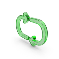 Glass Connect Turn Left And Right Arrow Symbol PNG & PSD Images