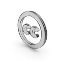 Glass Creative Commons Symbol PNG & PSD Images
