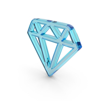 Glass Diamond Symbol PNG & PSD Images