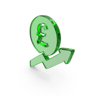 Glass Pound Financial Growth Symbol PNG & PSD Images
