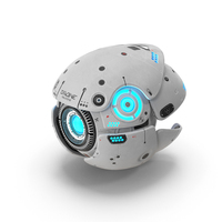 White SciFi Drone PNG & PSD Images