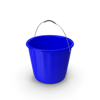 Blue Plastic Bucket PNG & PSD Images