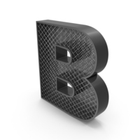 Wire Fence Letter B PNG & PSD Images