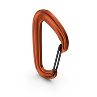 Carabiner Closed Orange PNG & PSD Images
