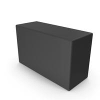 Basic Black Rectangular Prism PNG & PSD Images