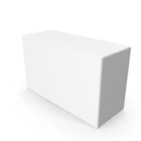 Basic White Rectangular Prism PNG & PSD Images