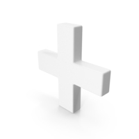 White Plus Symbol PNG & PSD Images