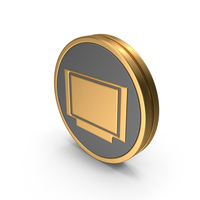 Round Television Icon PNG & PSD Images