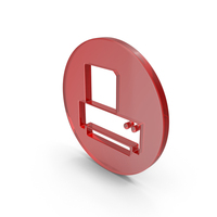 Glass Round Printer Icon PNG & PSD Images