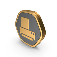 Hexagonal Printer Icon PNG & PSD Images