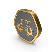 Hexagonal Bicycle Icon PNG & PSD Images