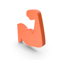 Orange Strong Icon PNG & PSD Images