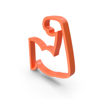 Orange Strong Outline Icon PNG & PSD Images