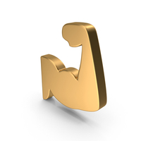 Gold Strong Icon PNG & PSD Images