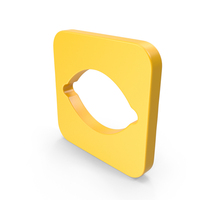 Yellow Square Lemon Icon PNG & PSD Images