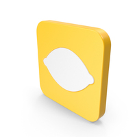 Yellow Square Lemon Icon PNG & PSD Images