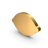 Gold Lemon Icon PNG & PSD Images