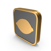 Square Lemon Icon PNG & PSD Images