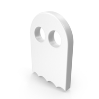 White Ghost Icon PNG & PSD Images