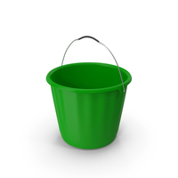 Green Plastic Bucket PNG & PSD Images