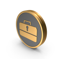 Round Suitcase Icon PNG & PSD Images