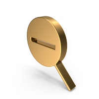 Gold Zoom Out Icon PNG & PSD Images