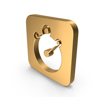 Gold Timer Icon PNG & PSD Images