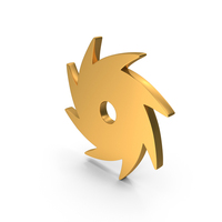 Hurricane Whirlwind Tornado Icon Gold PNG & PSD Images