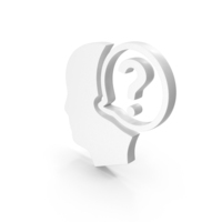 Man Thinking Help Question Mark PNG & PSD Images