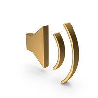 Gold Sound Icon PNG & PSD Images