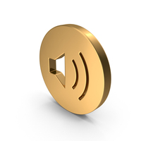 Gold Sound Icon PNG & PSD Images