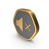 Badge Sound Off Icon PNG & PSD Images