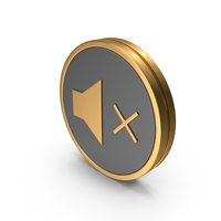 Badge Sound Off Icon PNG & PSD Images