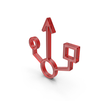 Glass USB Icon PNG & PSD Images