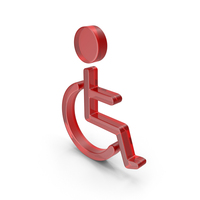 Glass Wheelchair Icon PNG & PSD Images