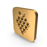 Gold Square Grape Icon PNG & PSD Images