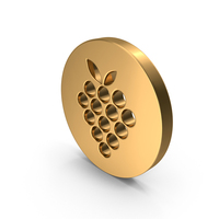 Gold Grape Icon PNG & PSD Images
