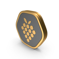 Badge Grape Icon PNG & PSD Images