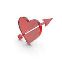 Heart Arrow Icon PNG & PSD Images