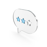 Speech Bubble 2 Star Rating PNG & PSD Images