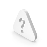 Triangular Question Mark Icon PNG & PSD Images